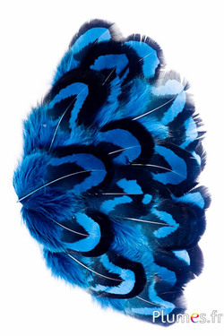 Faisan vénéré - 2-4 cm - turquoise